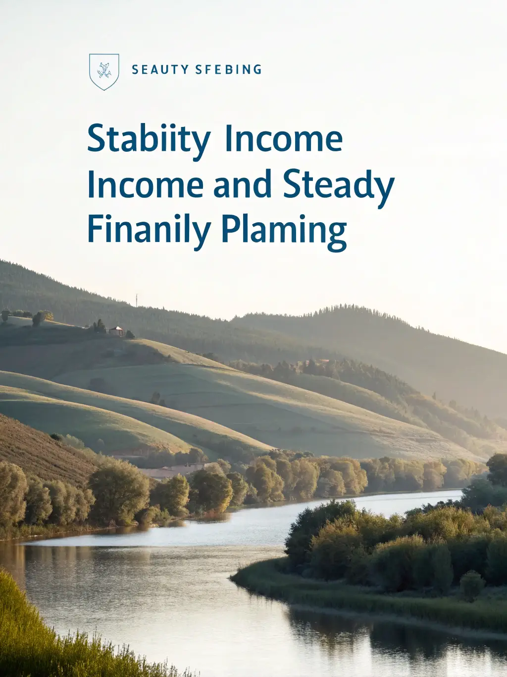 A serene landscape with a stable, sturdy bridge, symbolizing the stability and consistent returns associated with dividend investing.